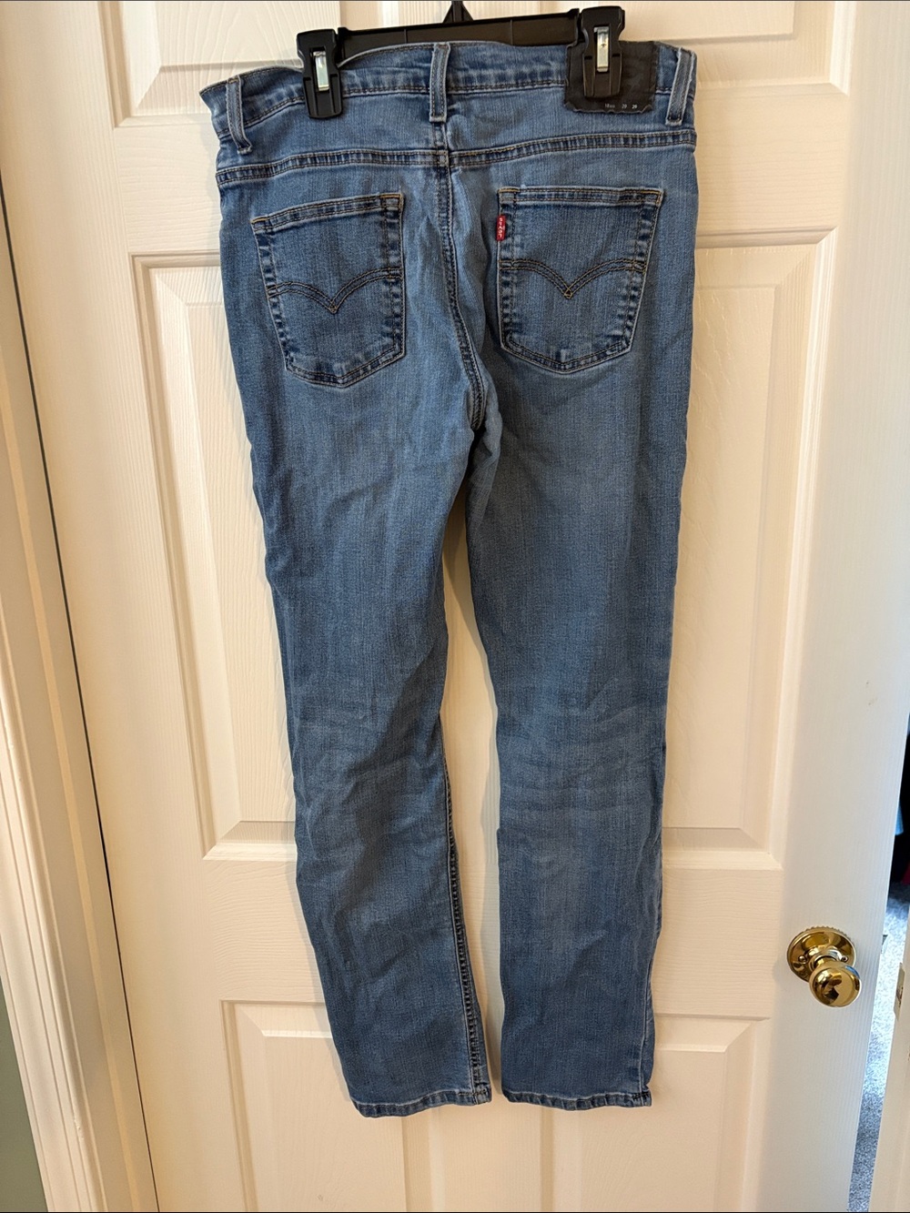 Levi's Men's Straight Jeans in Light Blue Denim 29/29 Size 18
